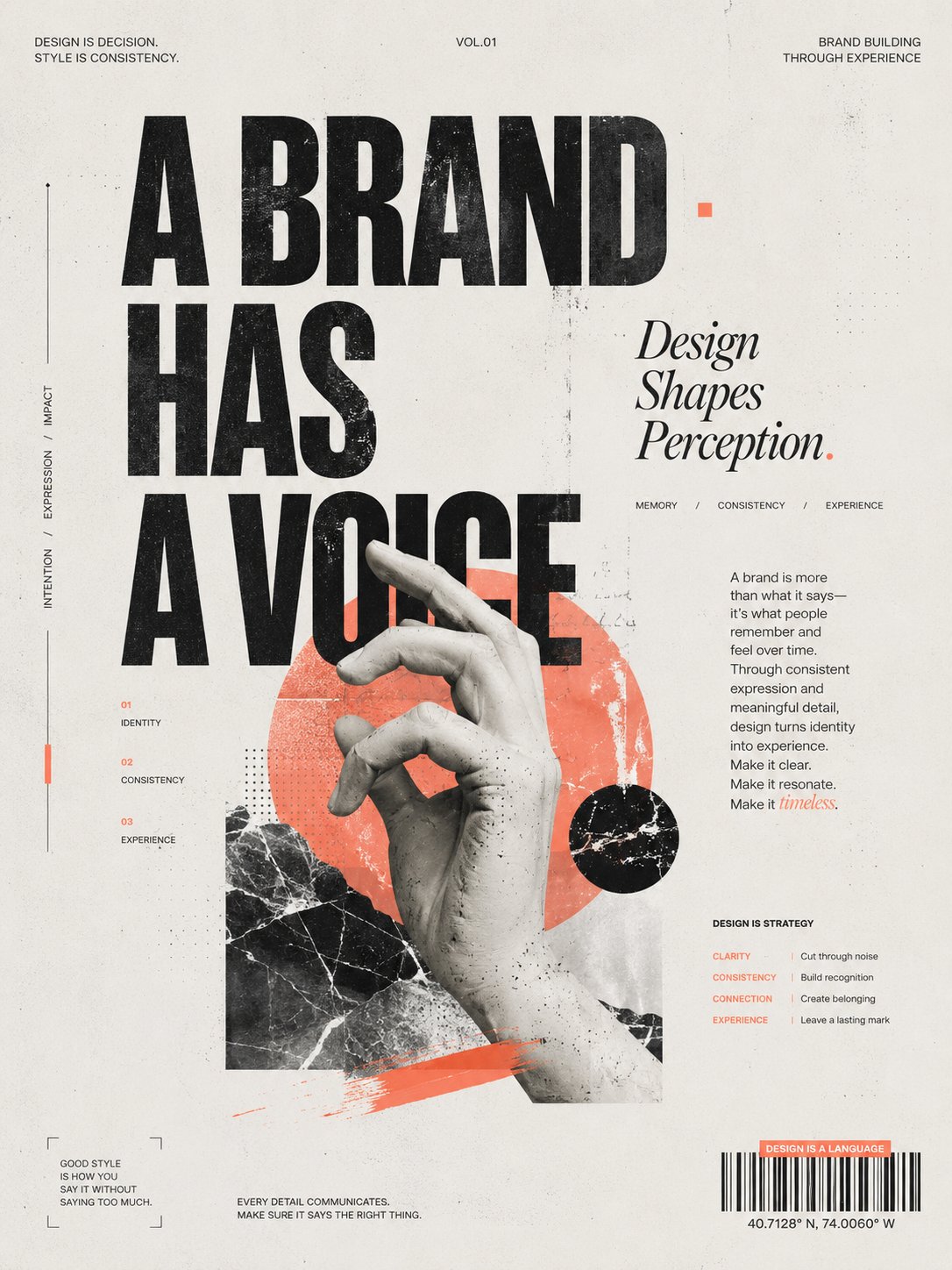 Постер A brand has a voice