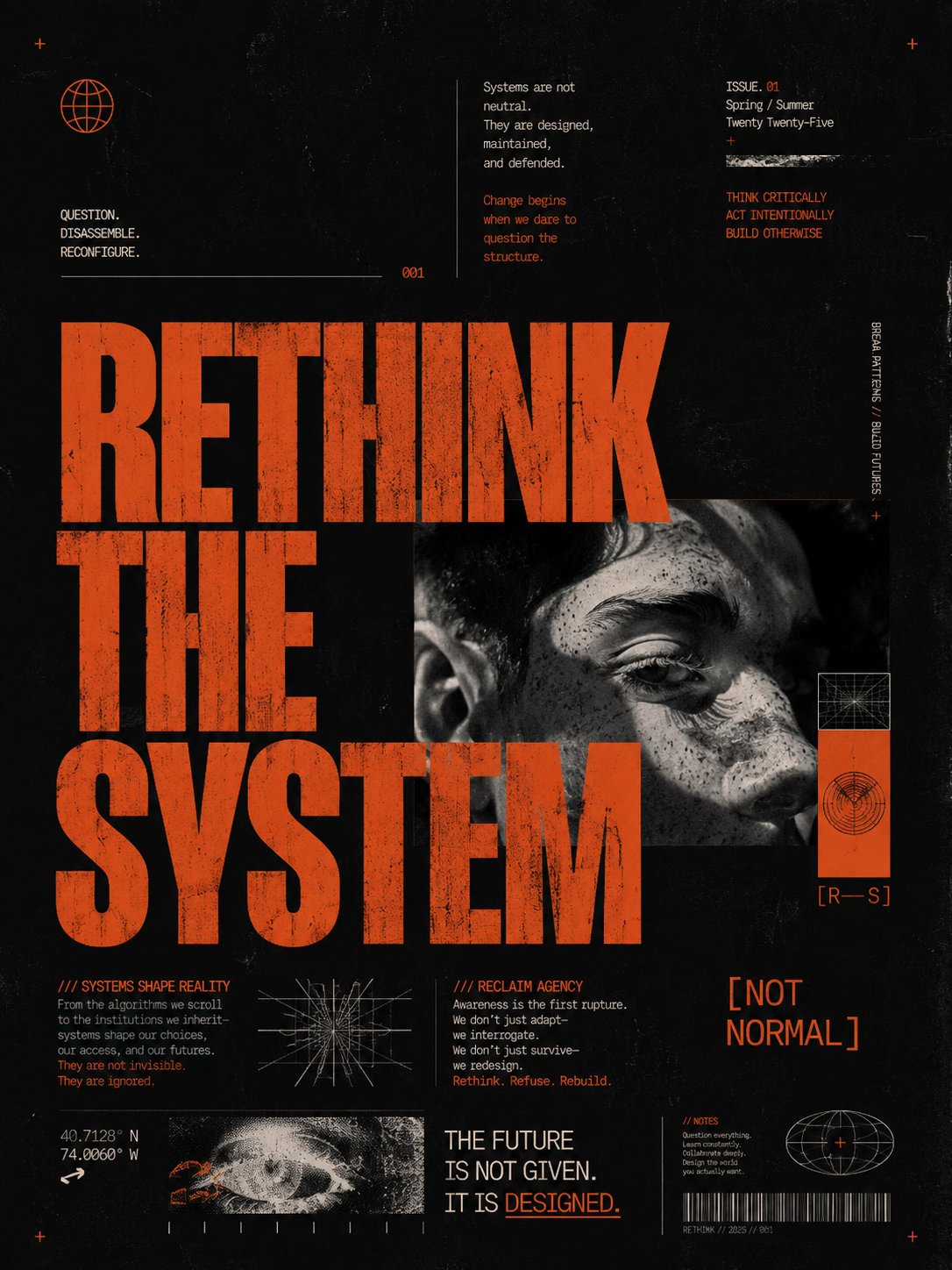 Постер Rethink the system