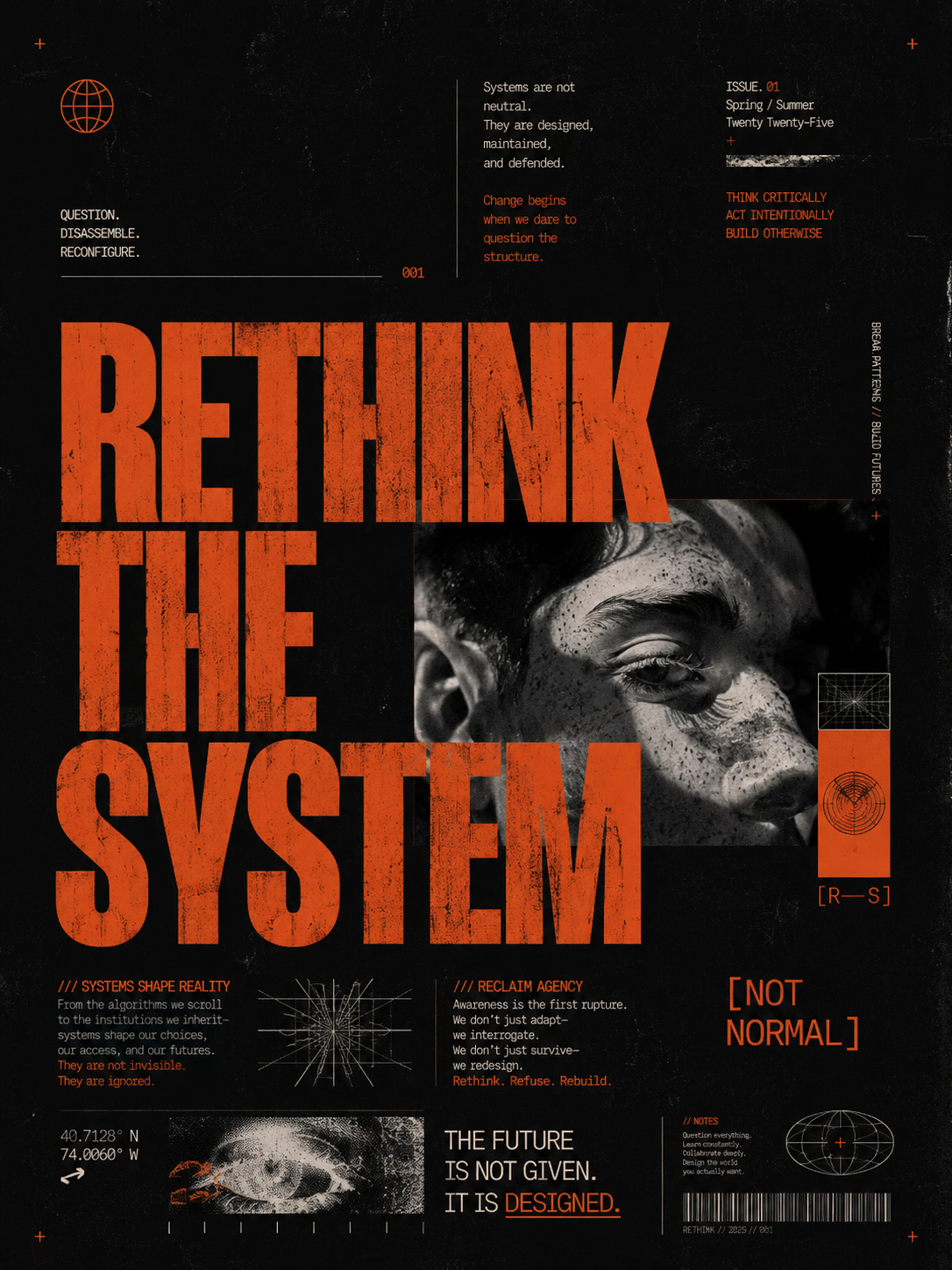 Постер Rethink the System о пересборке digital-системы